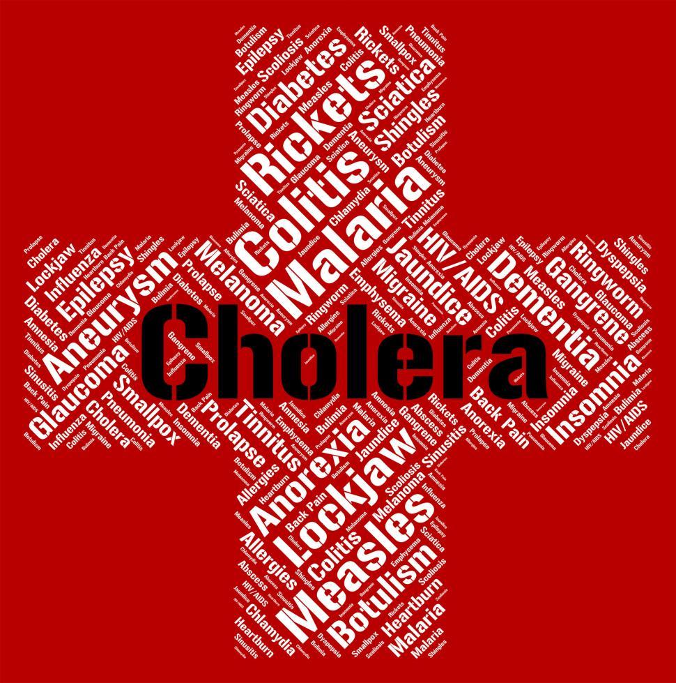 Free Image of Cholera Word Indicates Ill Health And Acute 