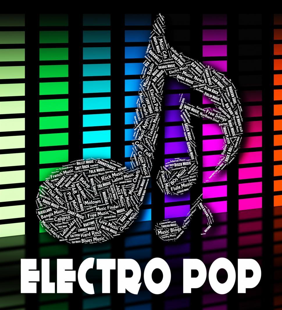 Free Image of Electro Pop Represents Sound Tracks And Funk 