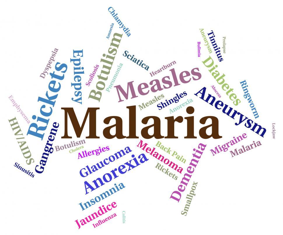 Free Image of Malaria Disease Means Ill Health And Affliction 
