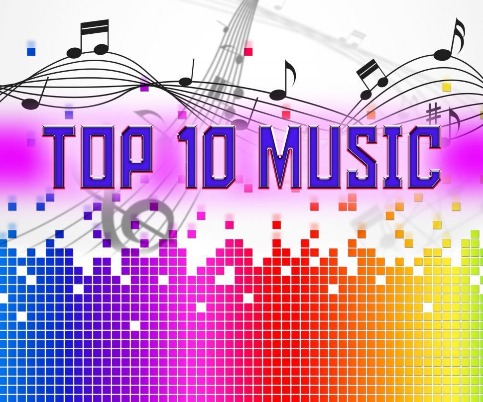 Free Image of Music Charts Represents Hit Parade And Hits 