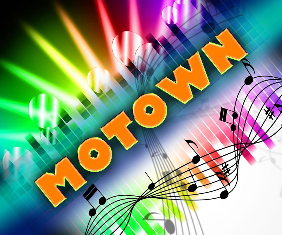 Free Image of Motown Music Means Sound Tracks And Harmony 