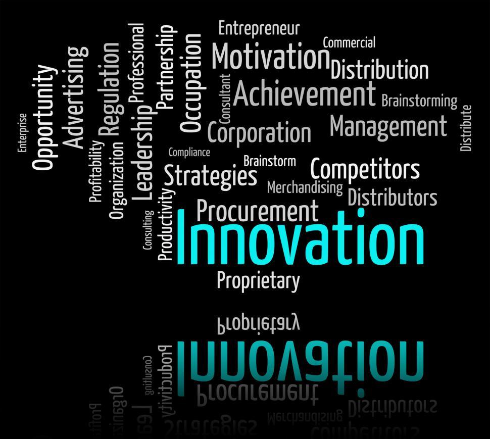 Free Image of Innovation Word Indicates New Idea And Improve 