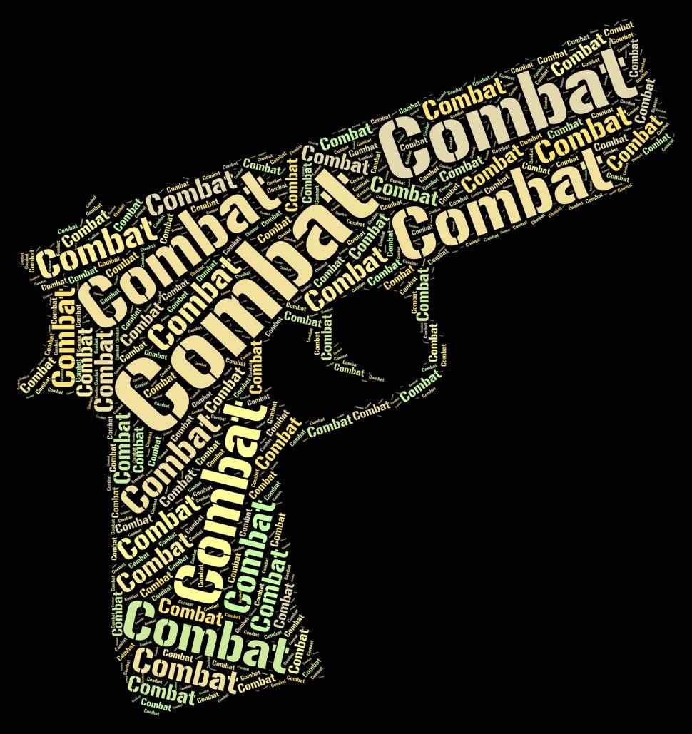 Free Image of Combat Word Represents Inhibit Impede And War 