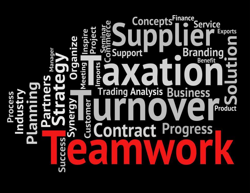 Free Image of Teamwork Word Represents Text Teams And Networking 