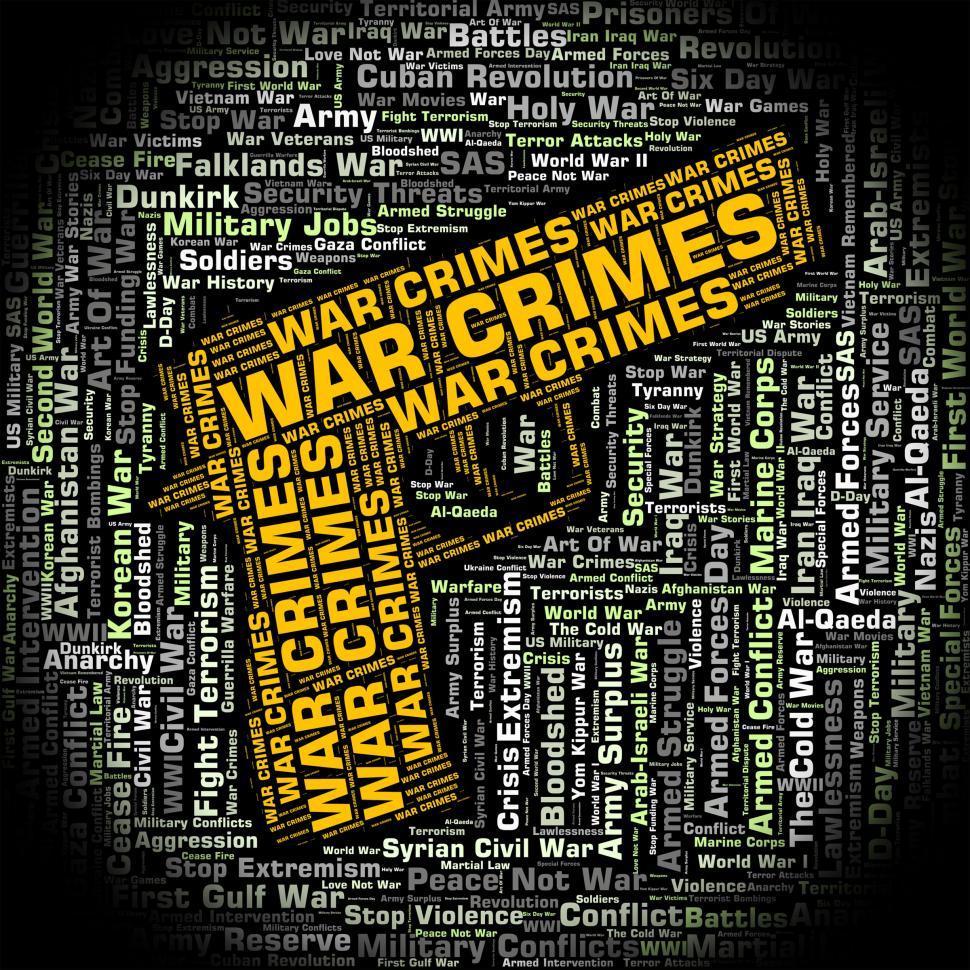 Free Image of War Crimes Represents Illegal Act And Battles 