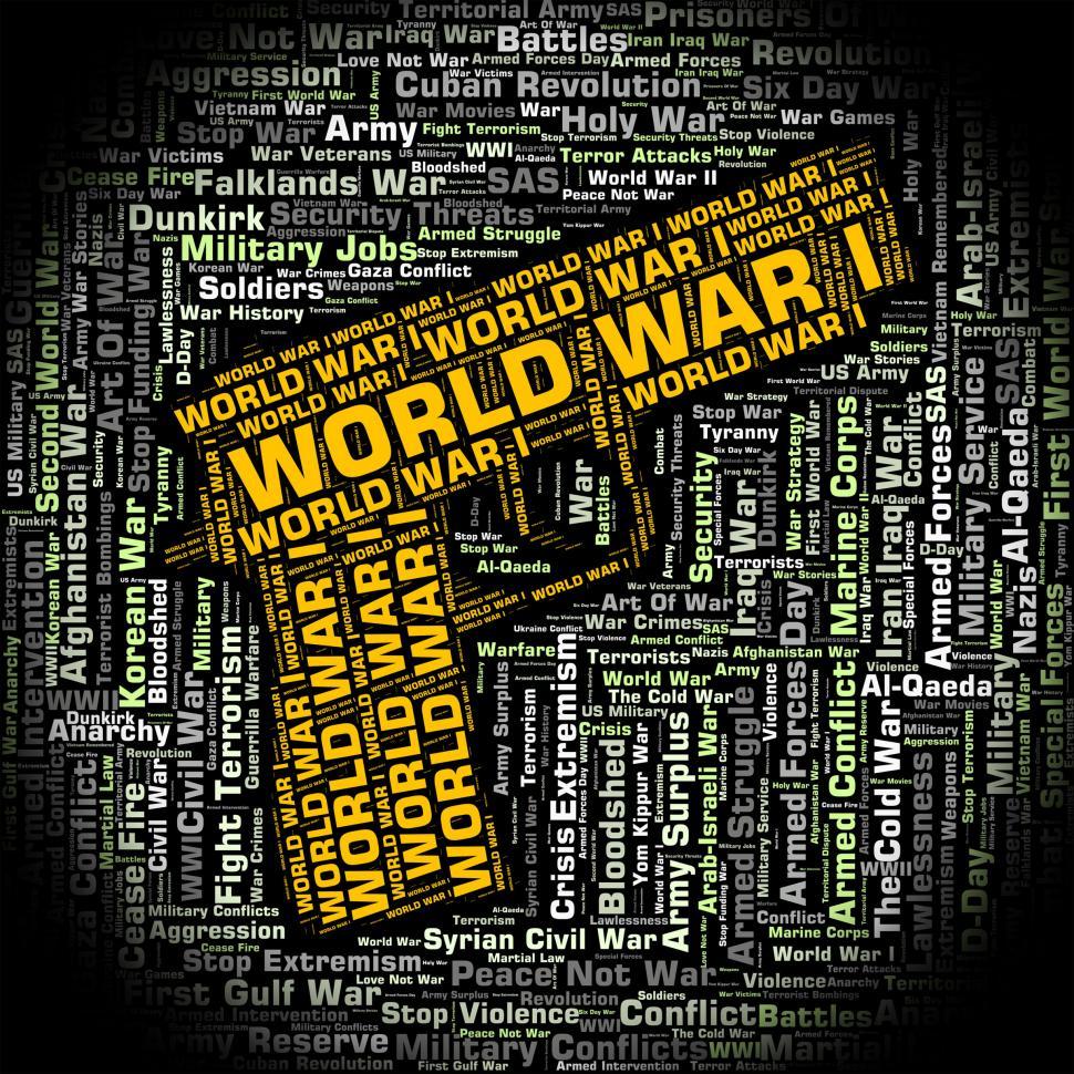 Free Image of World War I Indicates Warfare Wwi And Word 