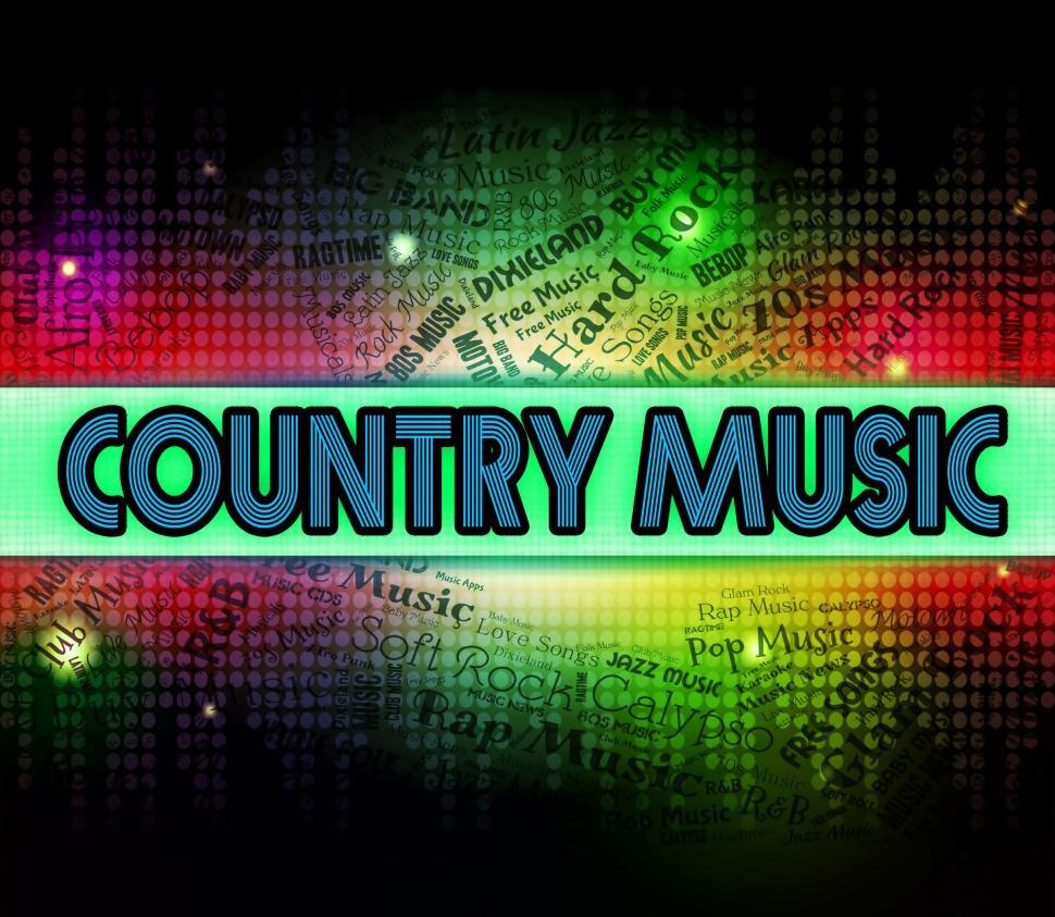Free Image of Country Music Means Sound Tracks And Acoustic 