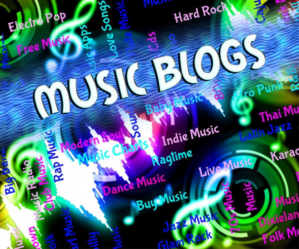Free Image of Music Blogs Represents Sound Track And Audio 