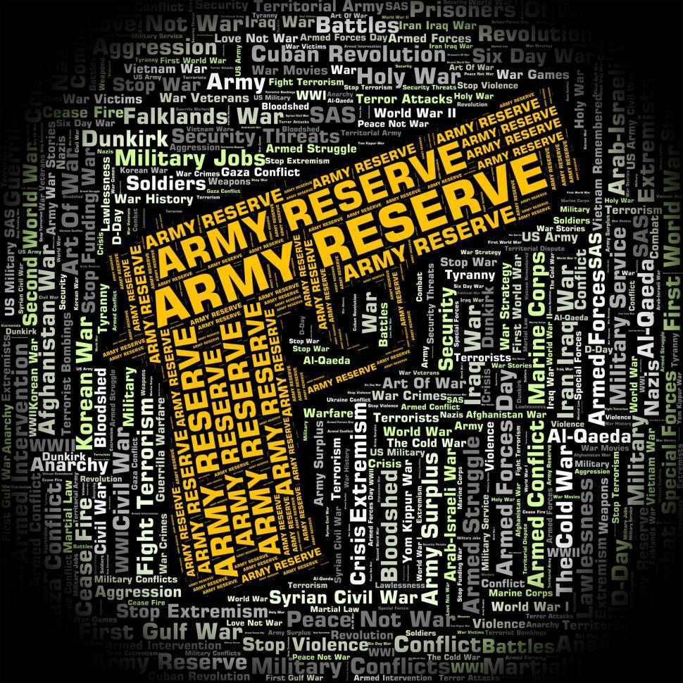 Free Image of Army Reserve Shows Armed Services And Forces 