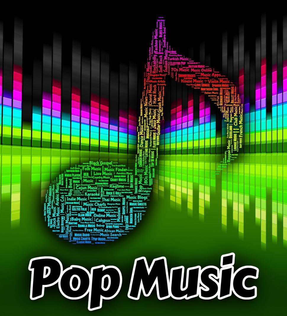 Free Image of Pop Music Means Sound Track And Melodies 