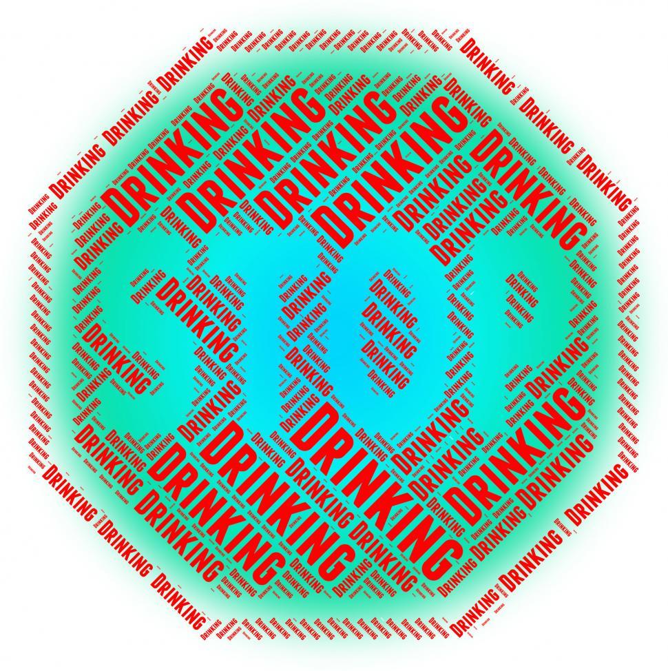 Free Image of Stop Drinking Alcohol Means Rolling Drunk And Caution 