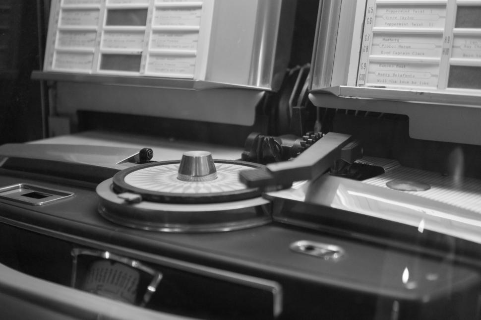 Free Image of Record Player on Table 