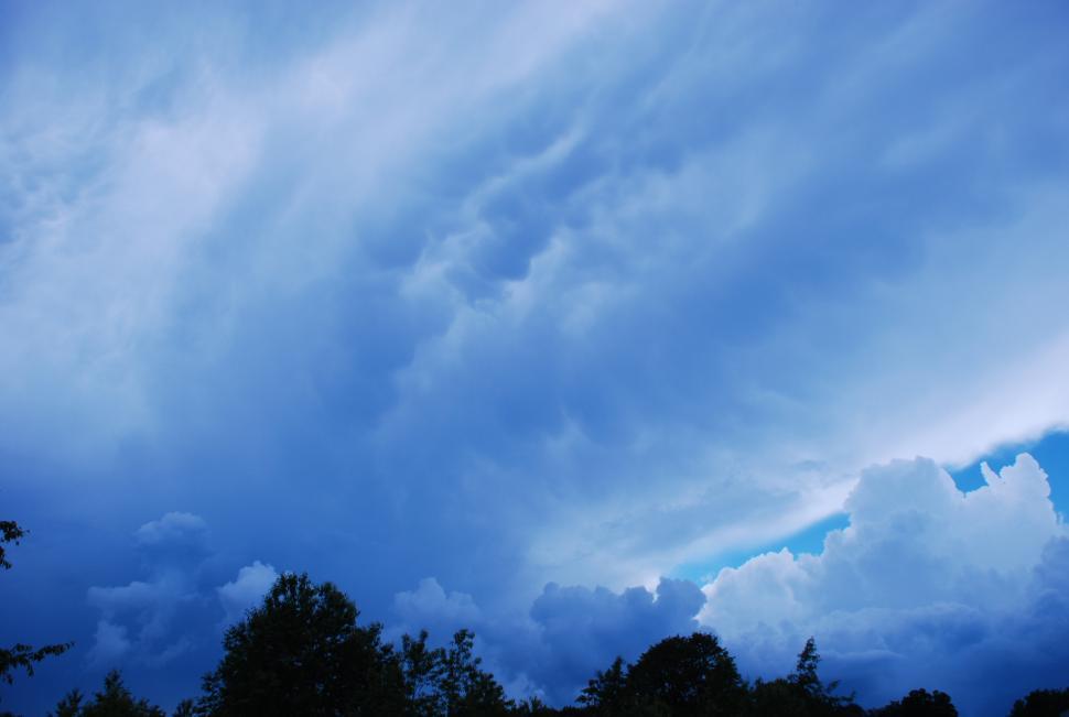 Free Image of Abundant Clouds in Blue Sky 