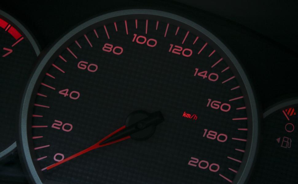 Free Image of Close-up of Speedometer 