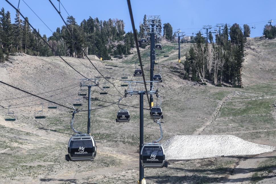 Free Image of Gondola cable cars during summer 