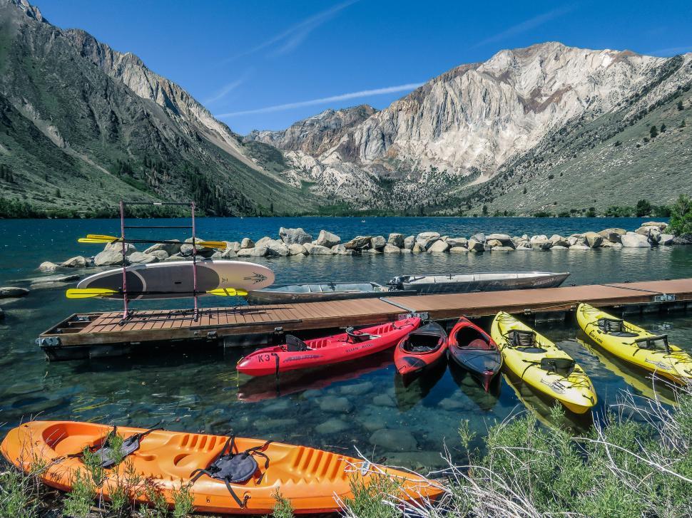 Free Image of Boats at Convict Lake 