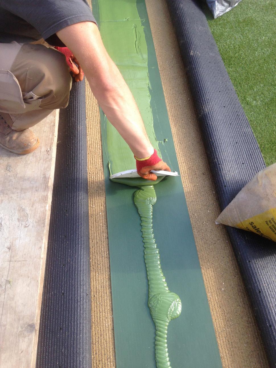 Free Image of Artificial grass installation  