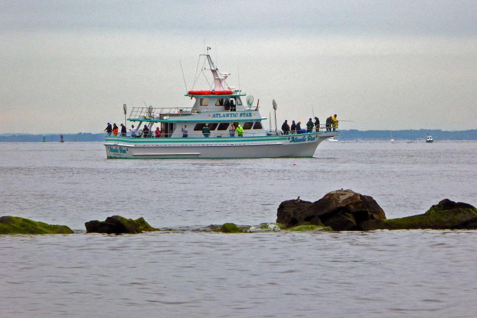 Free Image of Fishing Party Boat 
