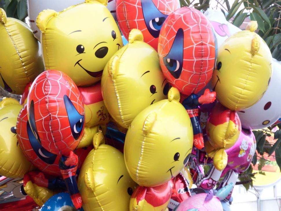 Free Image of Themed Balloons for Kids  
