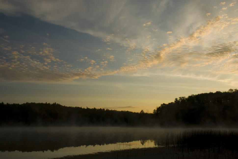Free Image of Sunrise at Muncie Lake 