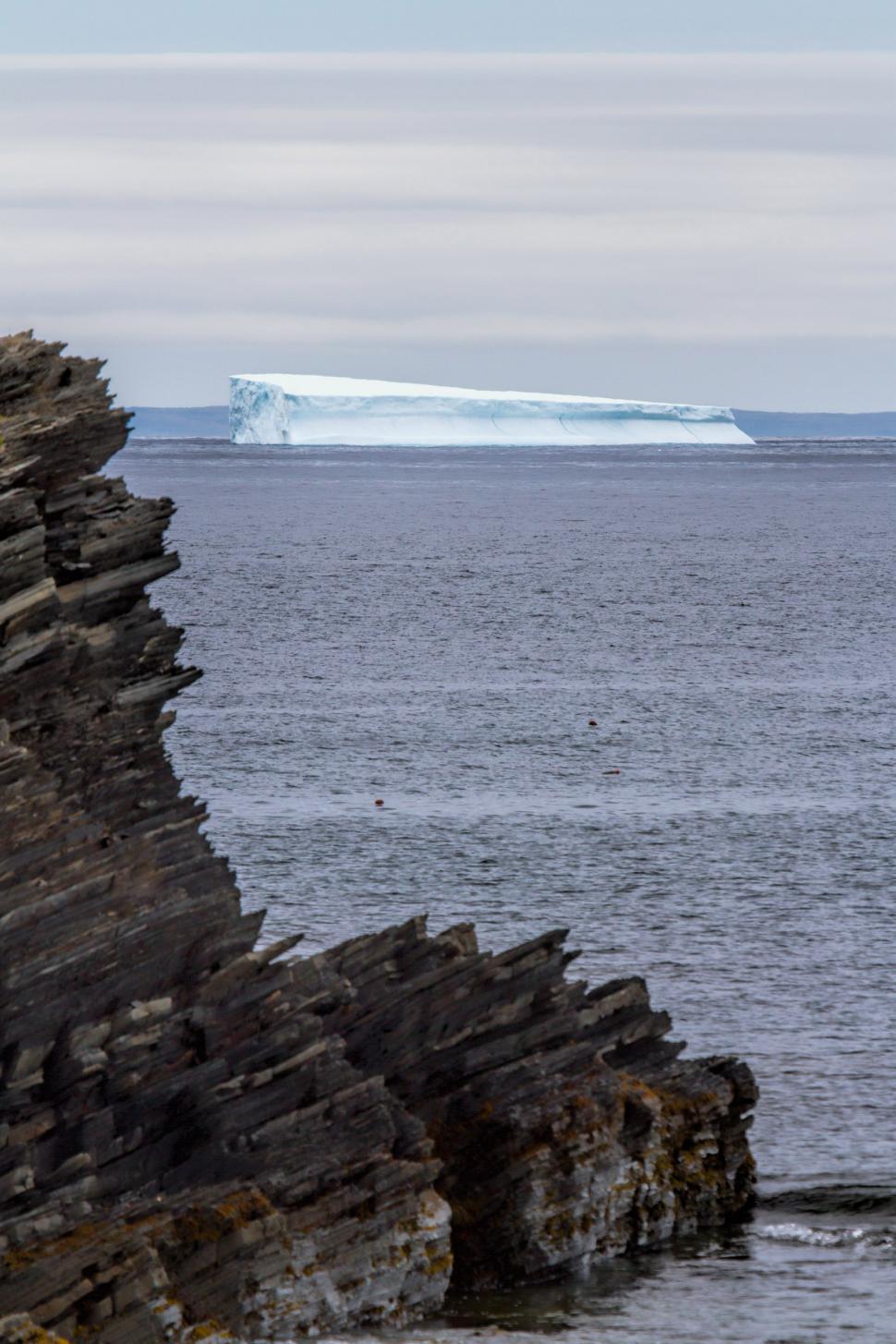 Free Image of Iceberg from Shore 