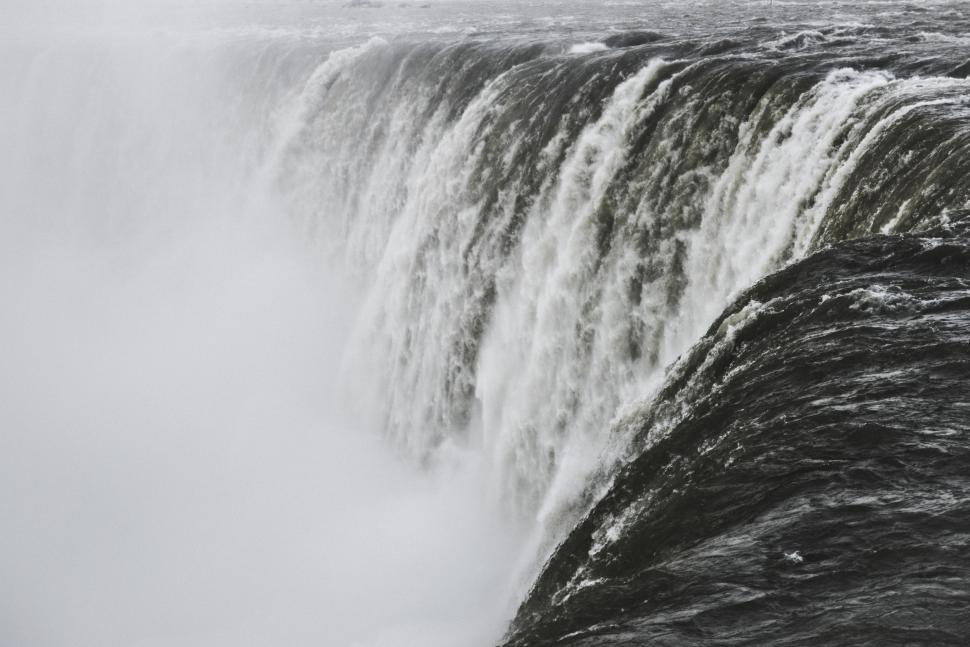 Free Image of Majestic Waterfall Pouring Water 