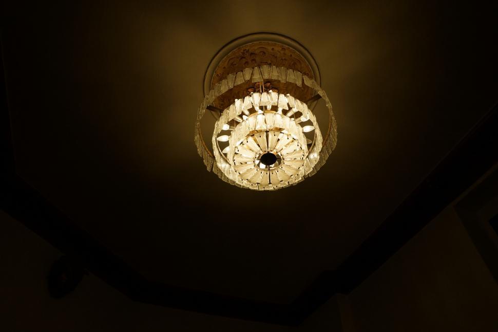 Free Image of Light Illuminating Dark Room 