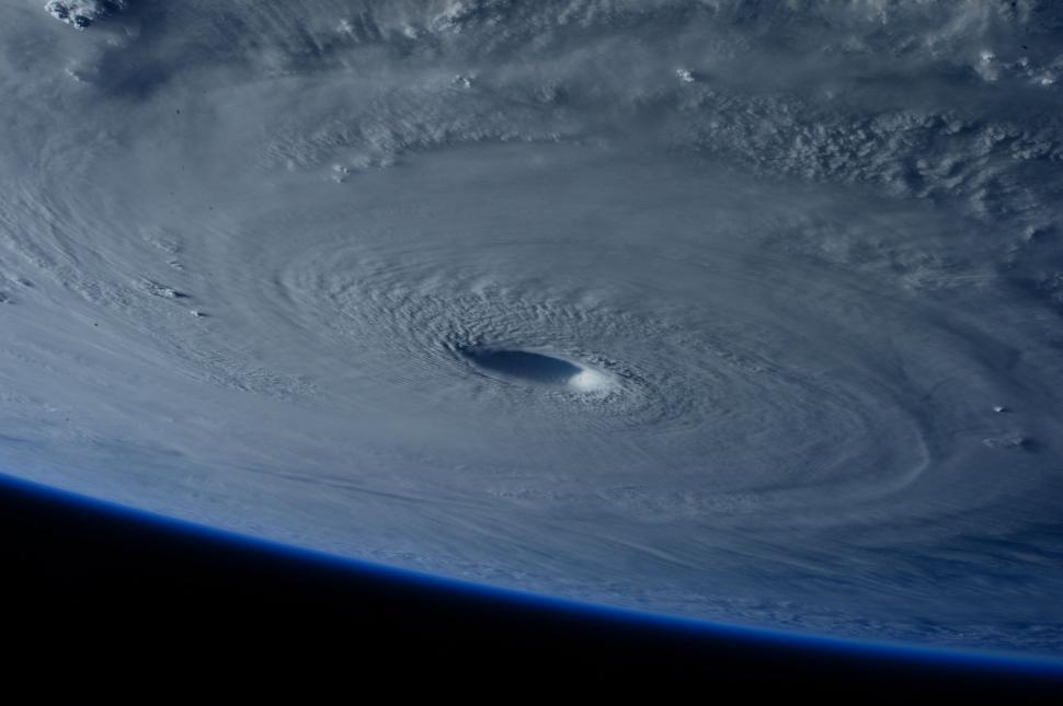 Free Image of Satellite View of a Hurricane From Space 