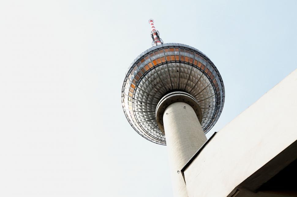 Free Image of Tower Reaching Towards the Sky 