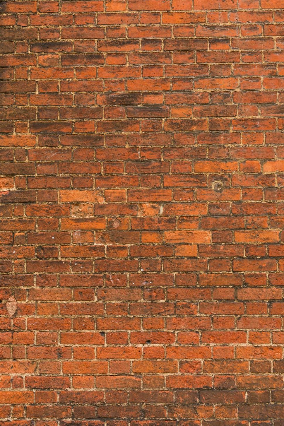 Free Image of Red Brick Wall With Clock 