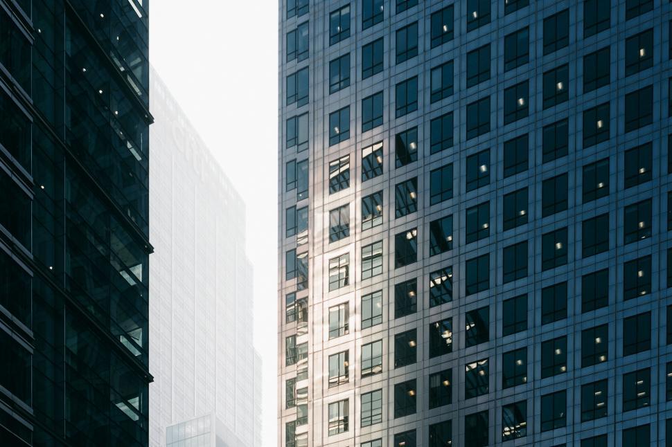Free Image of Tall Buildings Standing Side by Side 