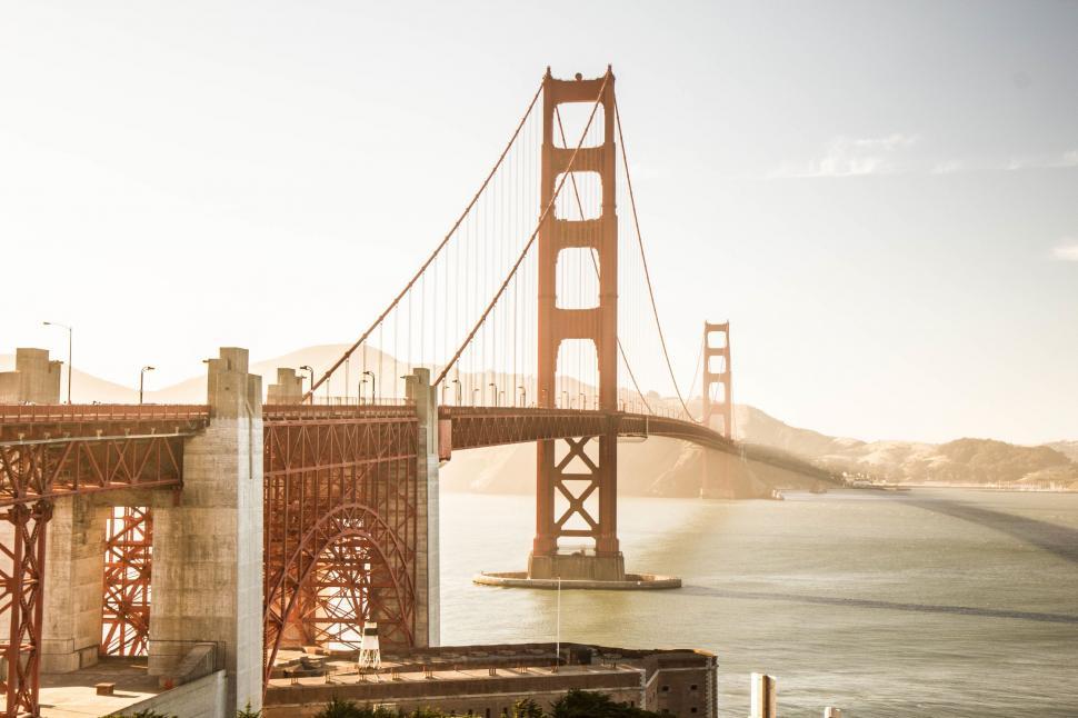 Free Image of The Golden Gate Bridge in San Francisco, California 