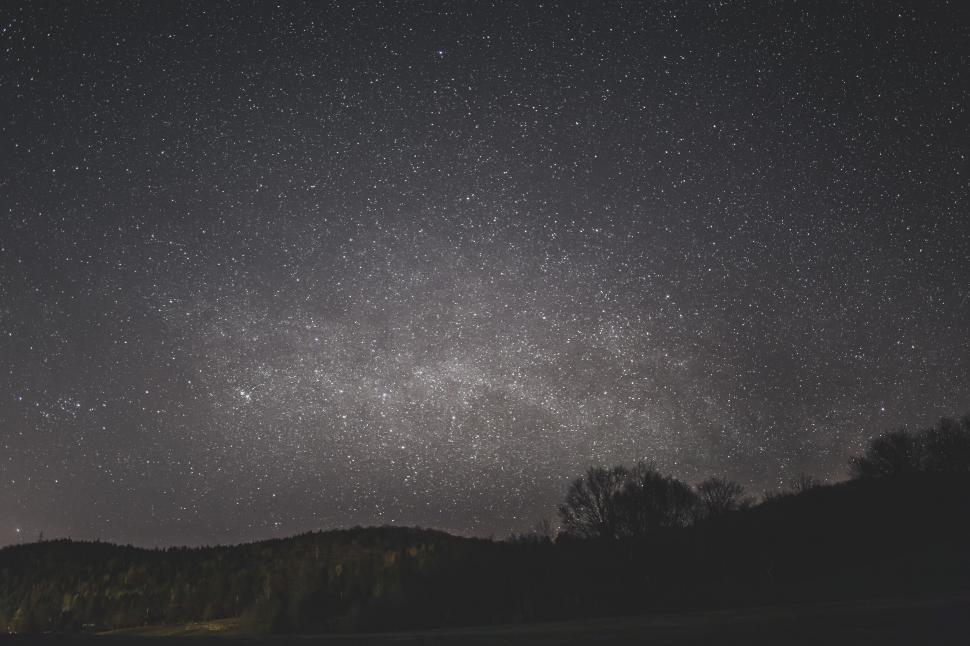 Free Image of Night Sky With Stars 