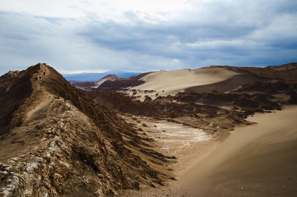 Free Image of Massive Mountain Rising in Desert Landscape 