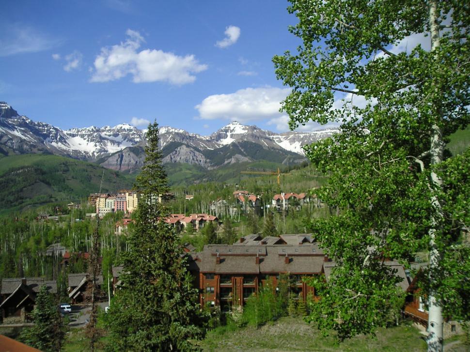 Download Free Stock Photo of Mountain Village 