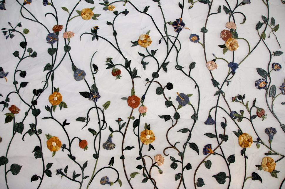 Free Image of Close Up of Wall Covered in Flowers 