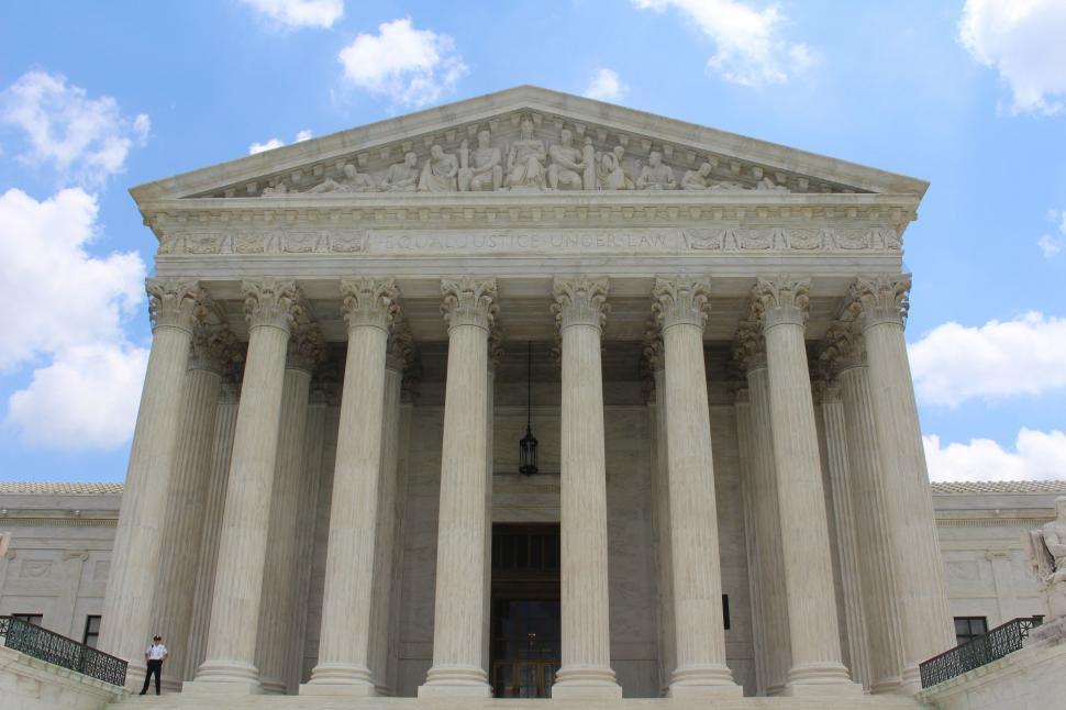 Free Image of The Supreme Court Building in Washington, D.C. 