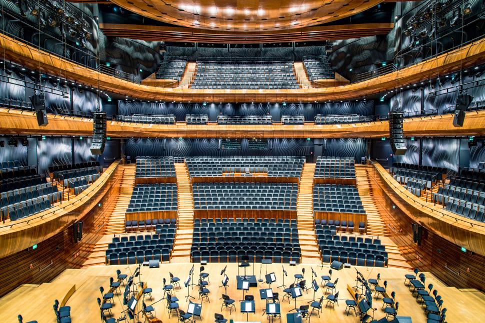 Free Image of A Large Concert Hall With Many Seats 