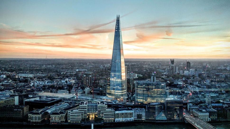 Free Image of Aerial View of The Shard in London 