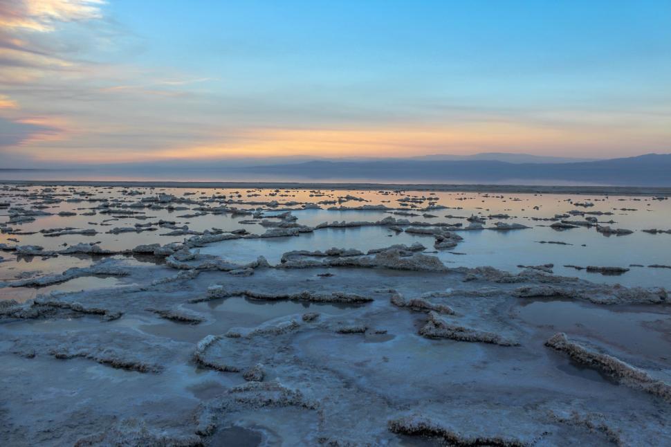 Free Image of Frozen Ice Sheets on Water Surface 