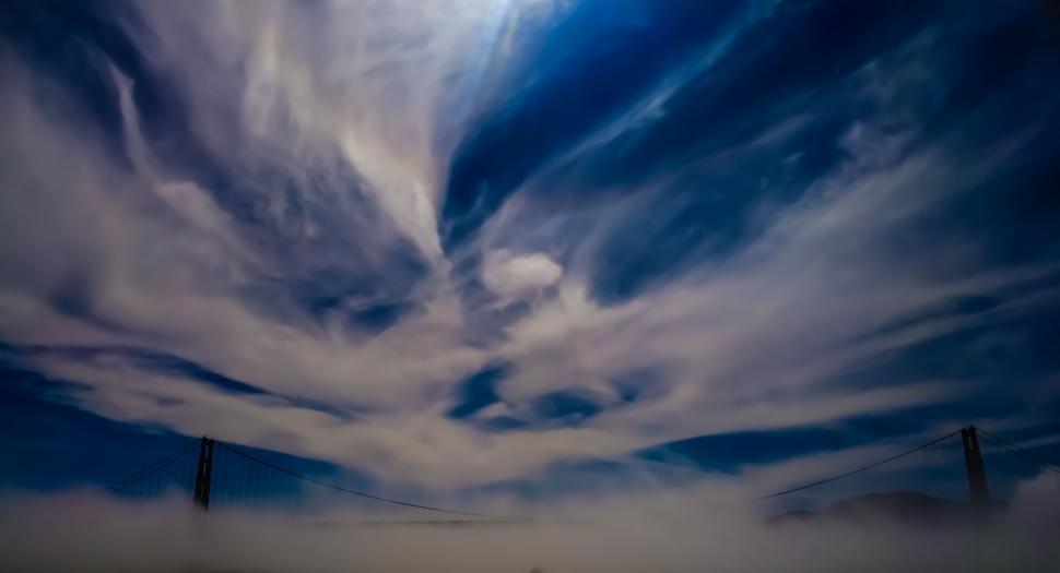 Free Image of Sky Filled With Clouds 