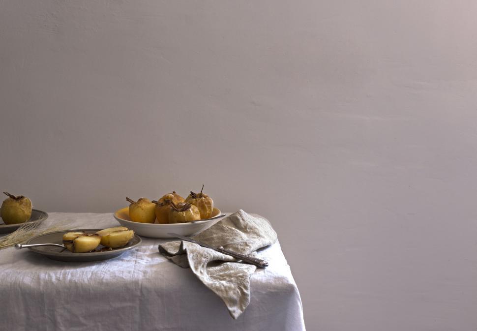 Free Image of Table With Two Plates of Food 