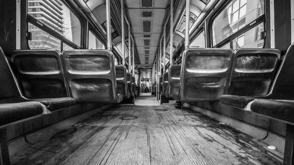Free Image of Empty Seats on a Train 
