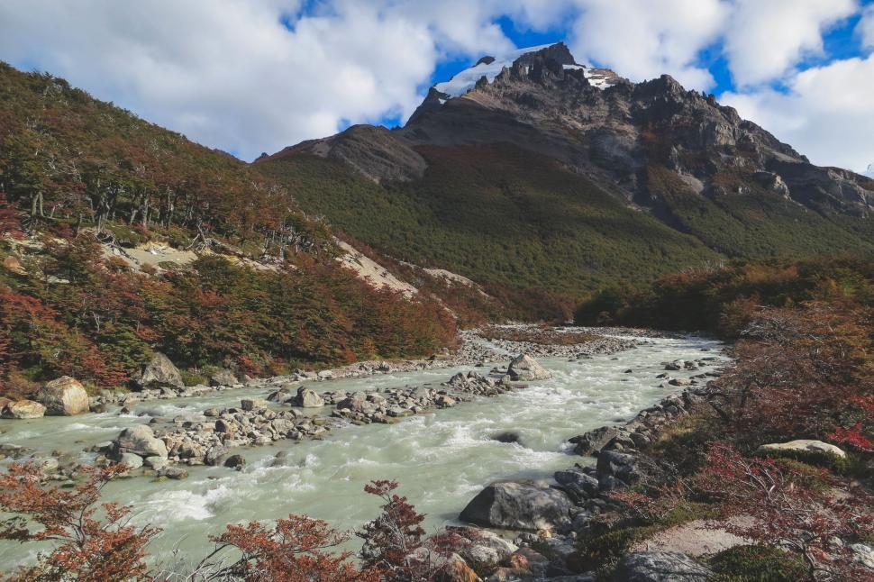 Free Image of Majestic Mountain With River 