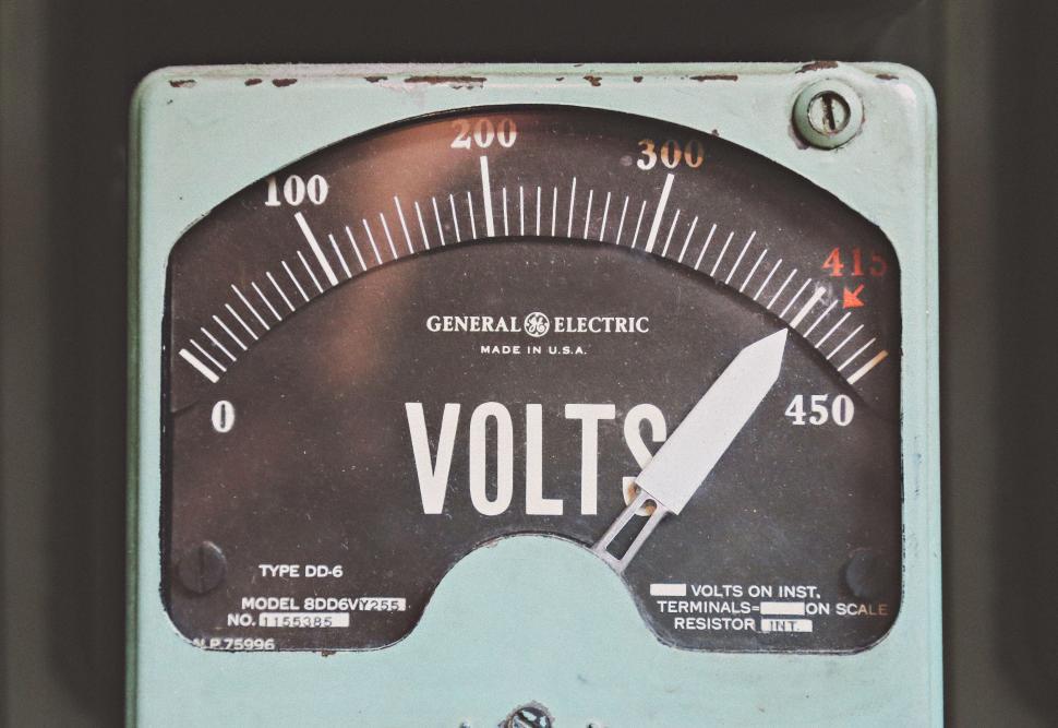 Free Image of Old Volts Meter With Screwdriver 