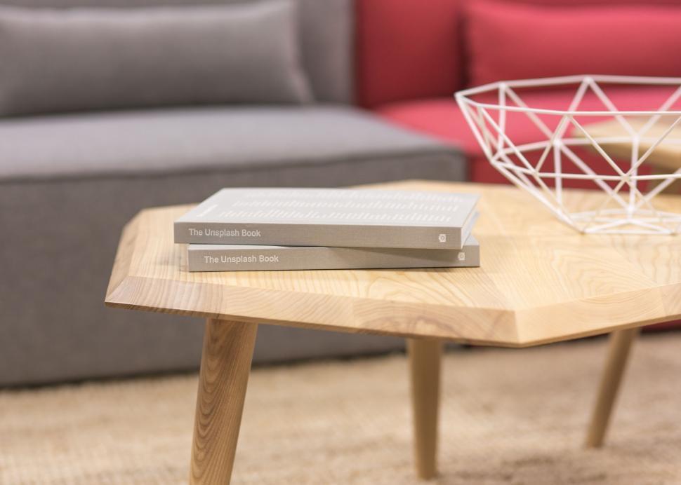 Free Image of Coffee Table With Two Books 