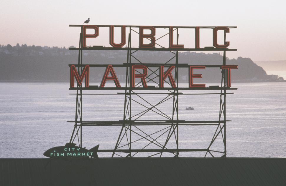 Free Image of Public Market Center in Seattle 