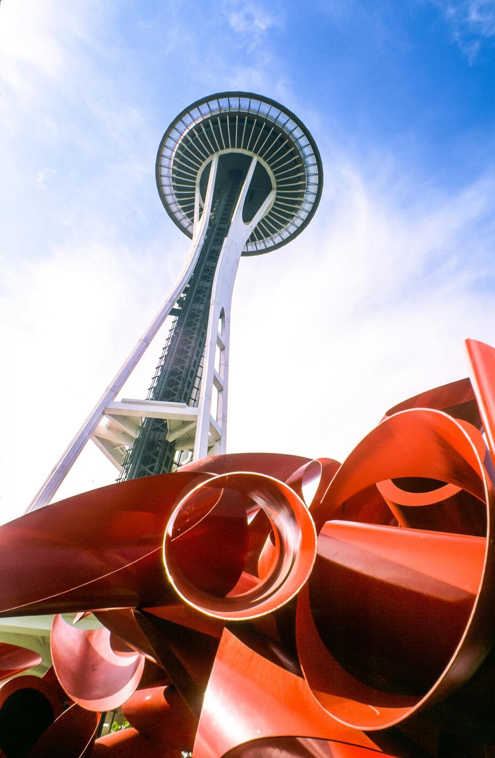 Free Image of Space Needle Tower 