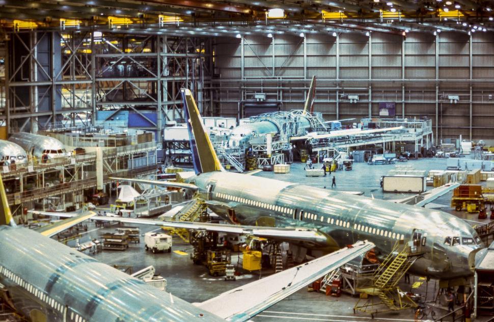 Free Image of Aircraft Manufacturing Facility in Seattle 