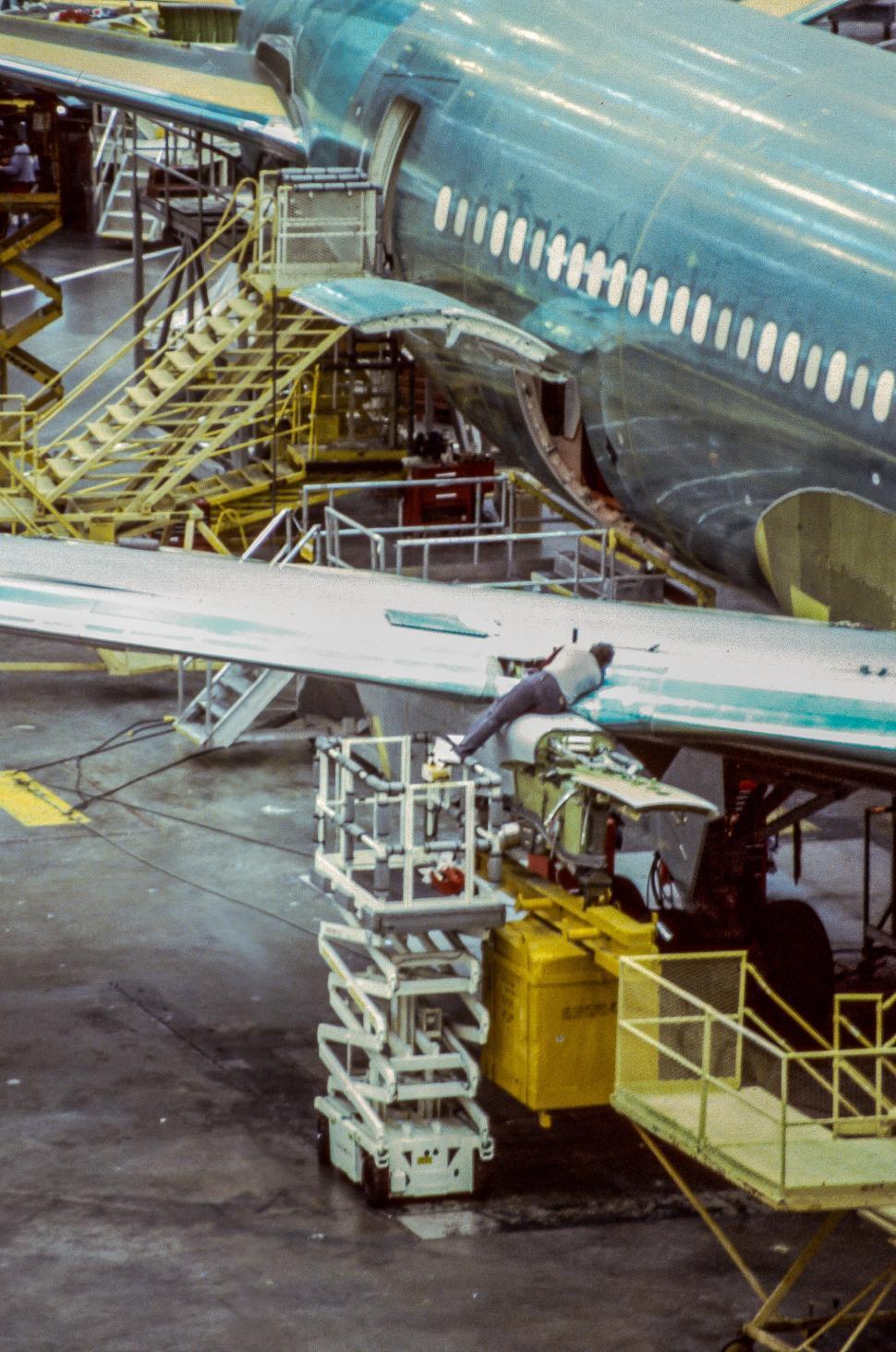 Free Image of Aircraft Manufacturing Facility 